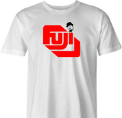 funny wwf mr. fuji t-shirt men's white 