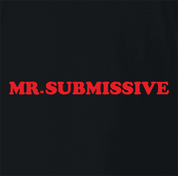funny canadian mr. sub submissive black t-shirt