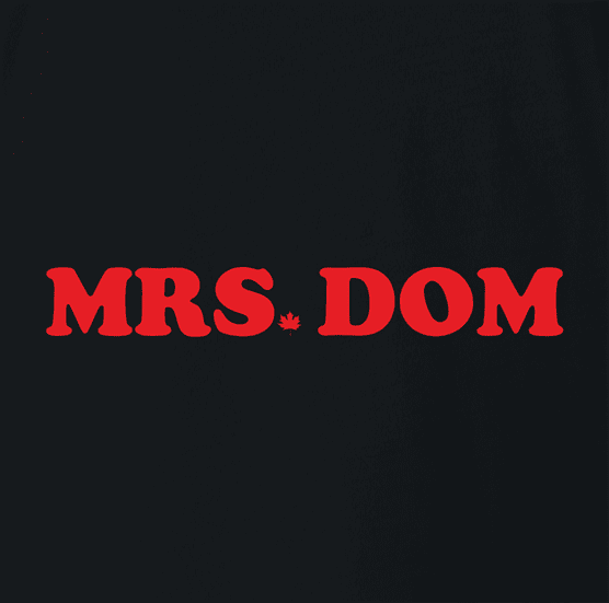 funny canadian mr. sub dominatrix black t-shirt