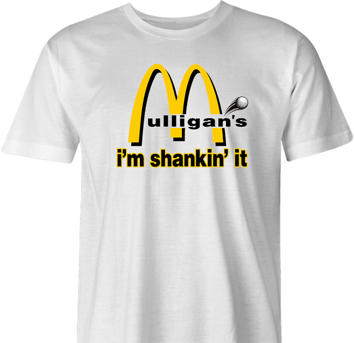 Funny Mulligans Golfer men's t-shirt white 