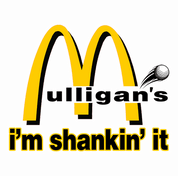 Funny McDonald s Mulligans t-shirt white 