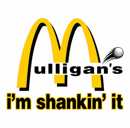 Funny McDonald s Mulligans t-shirt white 