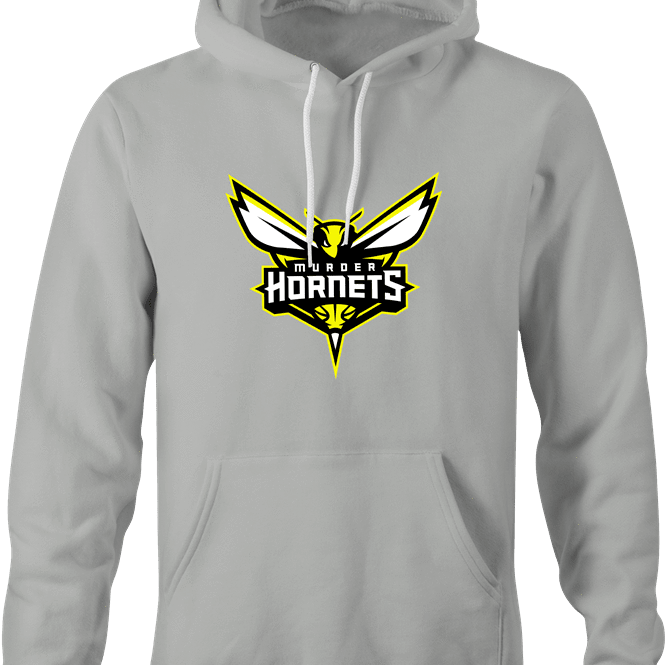 funny Murder Hornets Invade USA t-shirt Ash Grey hoodie