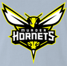 funny Murder Hornets Invade USA light blue t-shirt