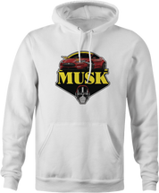 elon musk tesla mask white hoodie
