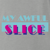 funny Golfer Miami Vice Ash Grey t-shirt