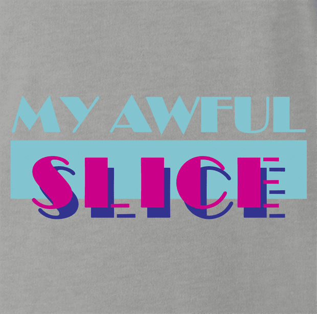 funny Golfer Miami Vice Ash Grey t-shirt