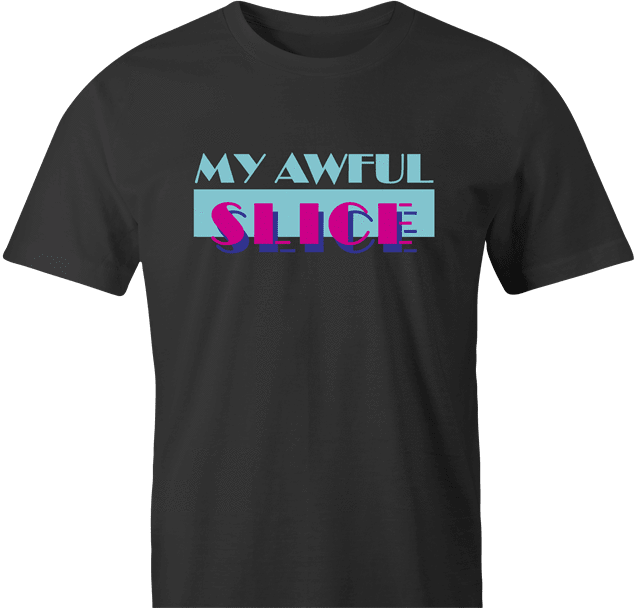 funny Golfer Miami Vice men's t-shirt