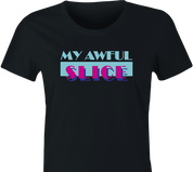 funny Golfer Miami Vice women's black