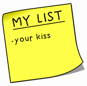 funny Hall and Oates My List Your Kiss white tee