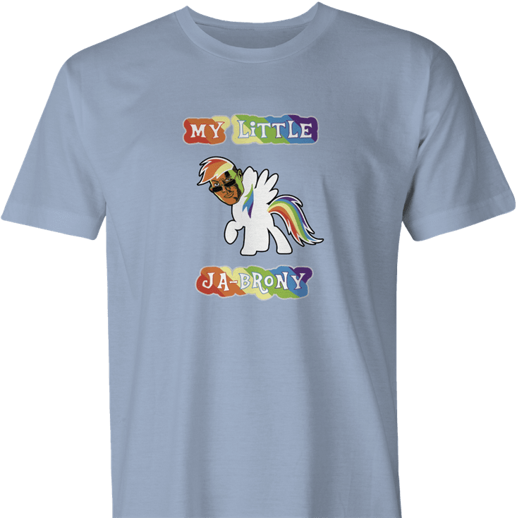 the rock my little pony brony men's t-shirt