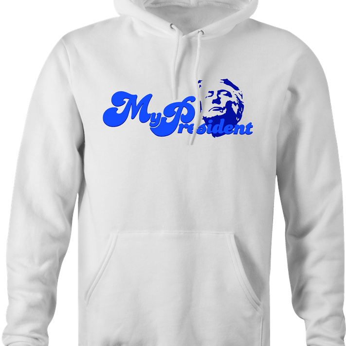 Funny My Pillow Parody - My President Trump Mashup White Hoodie