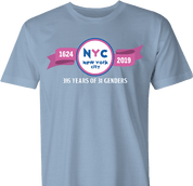 nyc baskin robbins 31 genders men's light blue t-shirt 