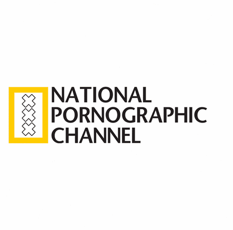 National Geographic Pornogrphy Channel Parody t-shirt white