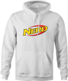 funny Nerdy Nerf Mashup For Geeks And Nerds white hoodie