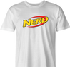 funny Nerdy Nerf Mashup For Geeks And Nerds white men's t-shirt