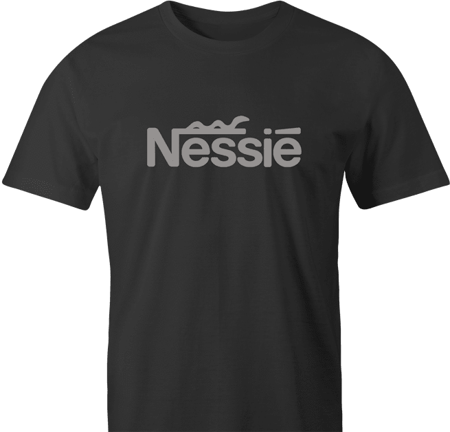 funny Loch Ness Monster aka Nessie Parody men's t-shirt