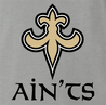 funny New Orleans Aints Parody Ash Grey t-shirt