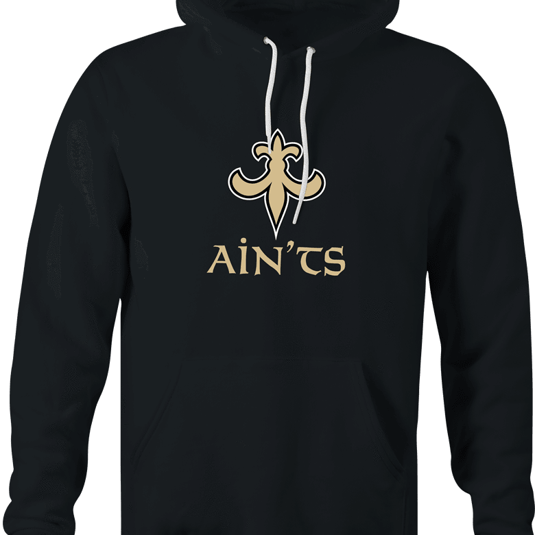 funny New Orleans Aints Parody black hoodie