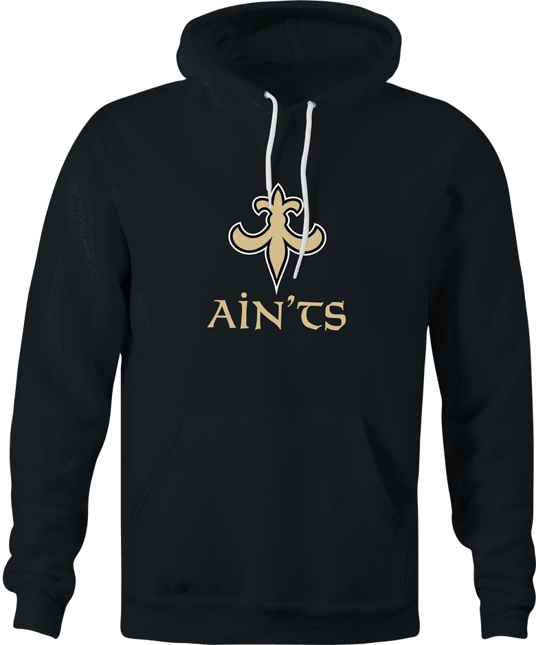 funny New Orleans Aints Parody black hoodie