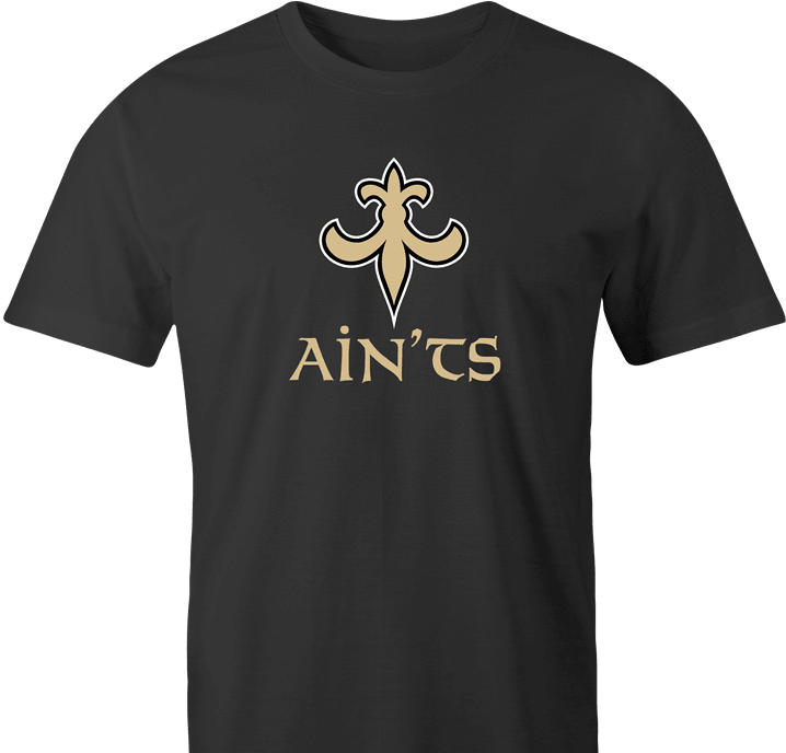 funny New Orleans Aints Parody men's t-shirt