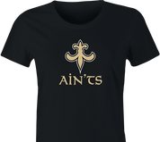 funny New Orleans Aints Parody women's black
