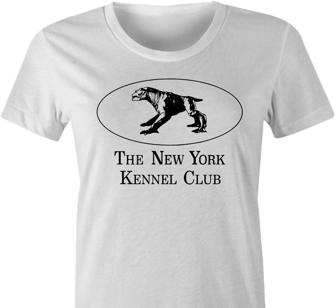 funny new york kennel club ghostbusters terror dog women's t-shirt