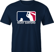 Funny Nicky Santoro meets Billy Batts Baseball Parody men's t-shirt