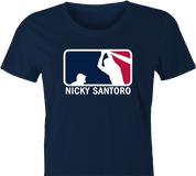 Funny Nicky Santoro meets Billy Batts Baseball Parody t-shirt women's