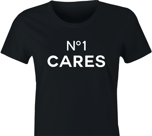 funny No One Cares Gift For Friend women's black