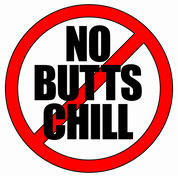 Funny Encino Man Movie | No Butts Chill Parody White Tee