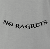 nor regrets no ragrets we're the millers parody ash grey t-shirt