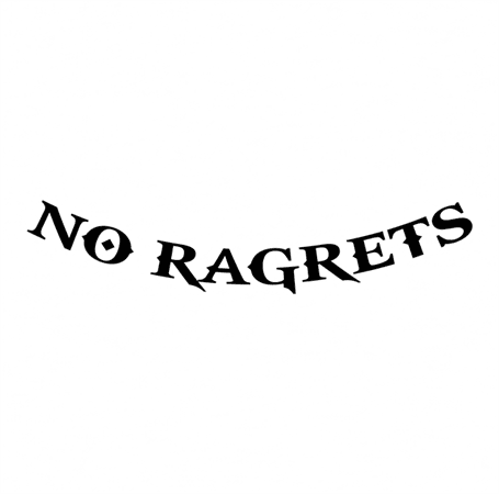 nor regrets no ragrets we're the millers parody t-shirt white