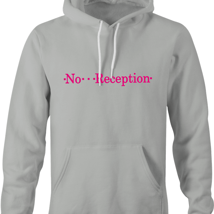 funny T-Mobile No Reception Parody t-shirt Ash Grey hoodie