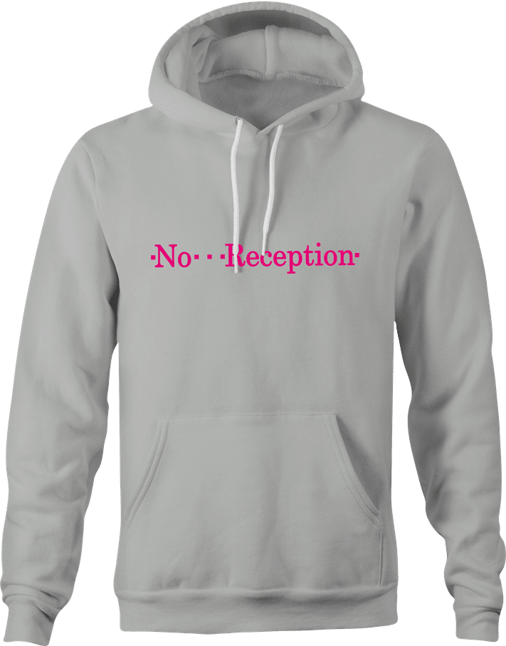 funny T-Mobile No Reception Parody t-shirt Ash Grey hoodie