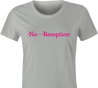funny T-Mobile No Reception Parody t-shirt women's Ash Grey