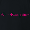 funny T-Mobile No Reception Parody black t-shirt