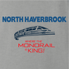 north haverbrook simpsons monorail ash grey t-shirt