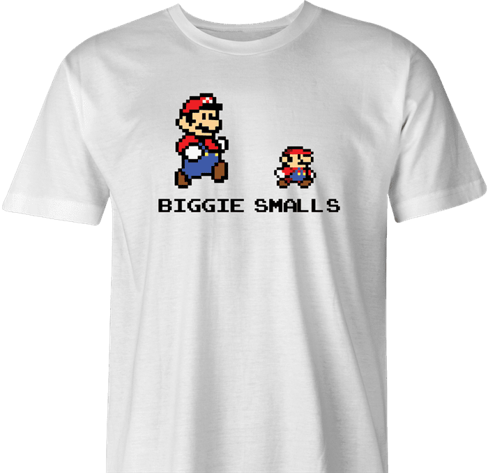 Funny biggie video game parody Men's T-shirt white