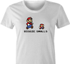 Funny biggie video game parody women's T-shirt white