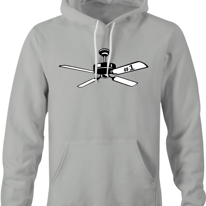 Funny Number 1 Fan Play On Words | Parody Sports T-Shirt Ash Grey Hoodie