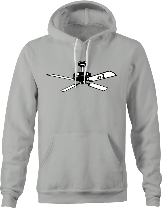 Funny Number 1 Fan Play On Words | Parody Sports T-Shirt Ash Grey Hoodie