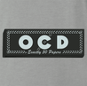 funny weed OCD rolling papers ocb parody t-shirt grey