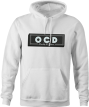 funny weed OCD rolling papers ocb parody white hoodie