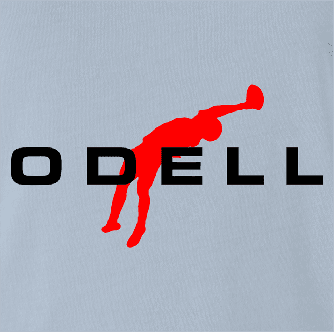 funny OBJ Odell Beckham Jr Cleveland Browns light blue t-shirt