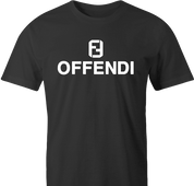 Funny Fendi Logo Parody Cancel Culture | Offend Offendi Men's T-Shirt