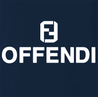 Funny Fendi Logo Parody Cancel Culture | Offend Offendi Navy T-Shirt