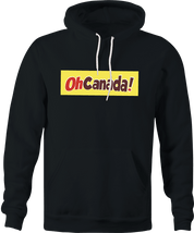 Funny Oh Canada! Chocolate Bar Parody Parody Black Hoodie