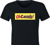 Funny Oh Canada! Chocolate Bar Parody Parody Women's Black