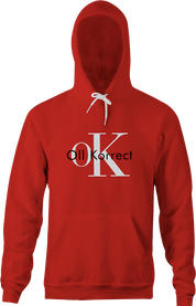 Funny OK Oll Korrect Calvin Klein Mashup Parody Red Hoodie